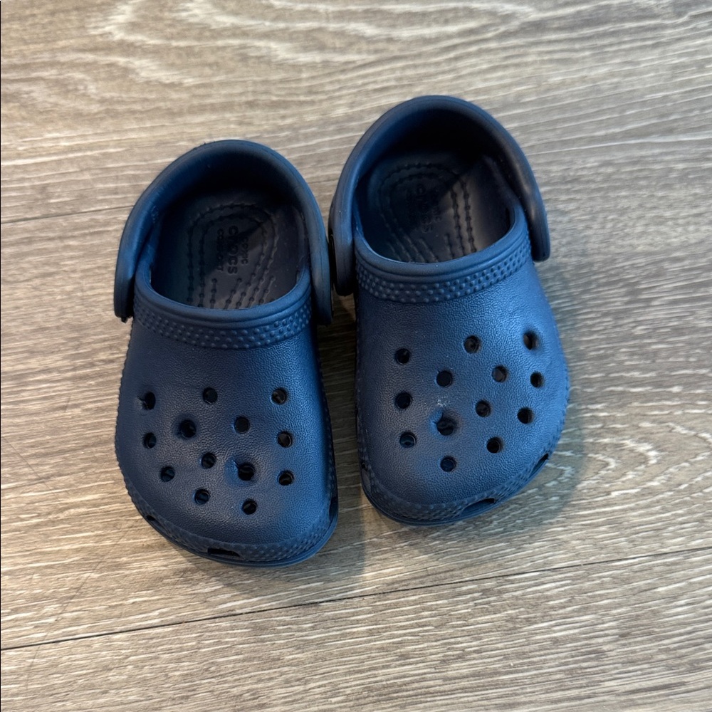 CROCS toddler Navy Blue Shoes